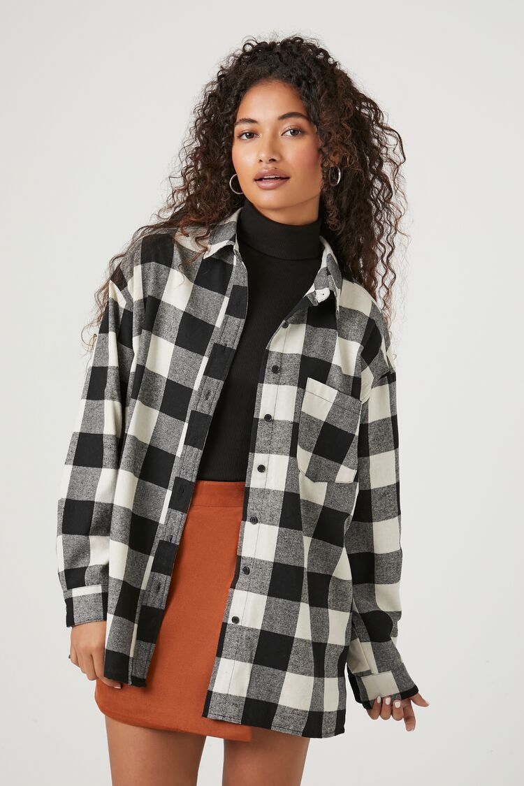 Buffalo Check Drop-Sleeve Shirt