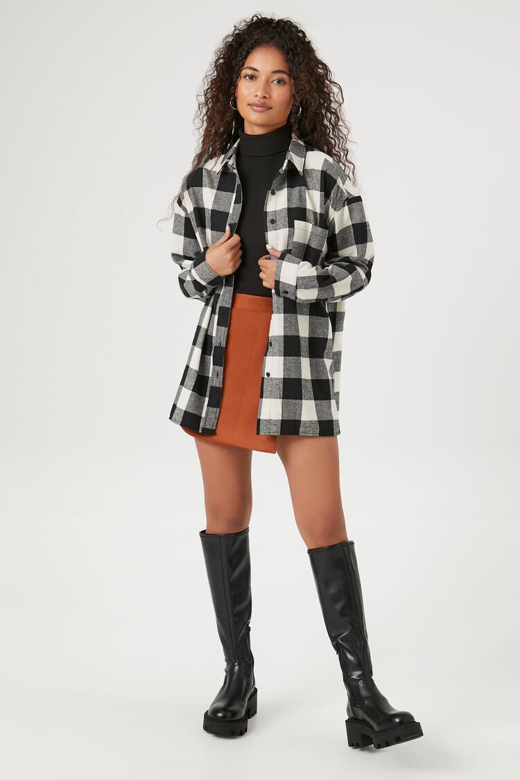 Buffalo Check Drop-Sleeve Shirt