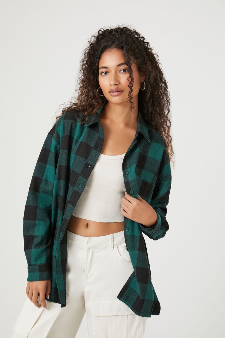 Buffalo Check Drop-Sleeve Shirt