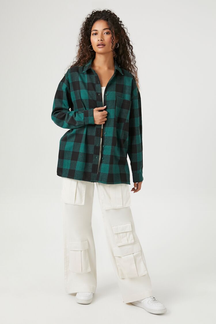 Buffalo Check Drop-Sleeve Shirt