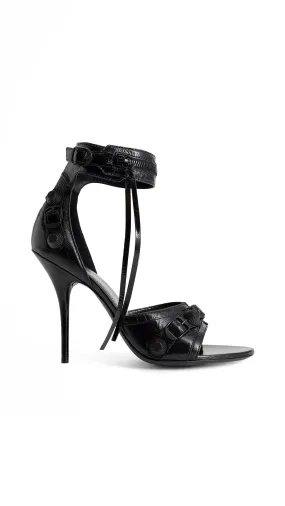 Black Cagole 110mm Sandals