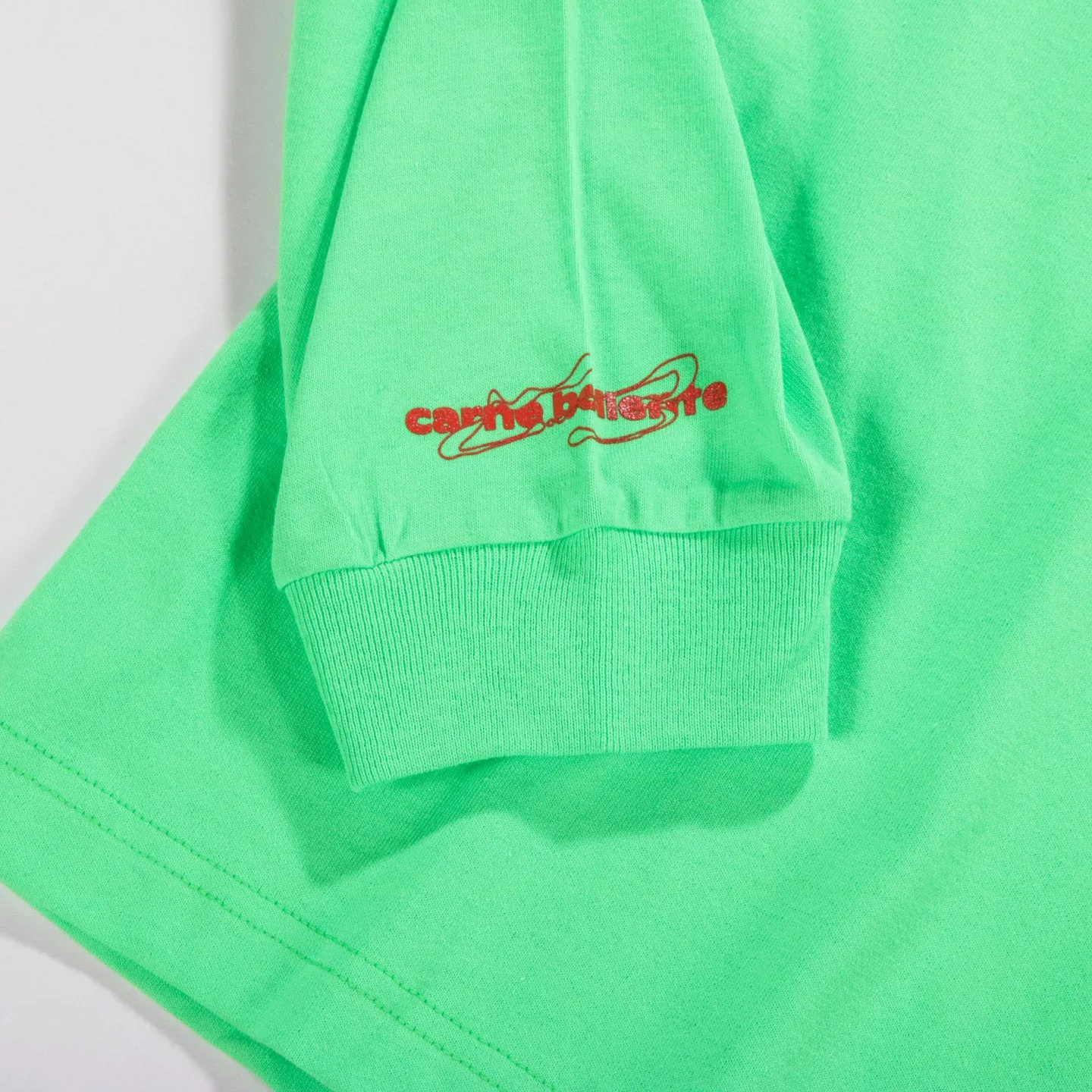 CARNE BOLLENTE GADGET LS T-SHIRT NEON GREEN