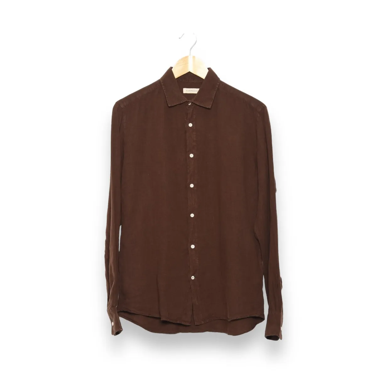 Carpasus Linen Nuve brown Shirt