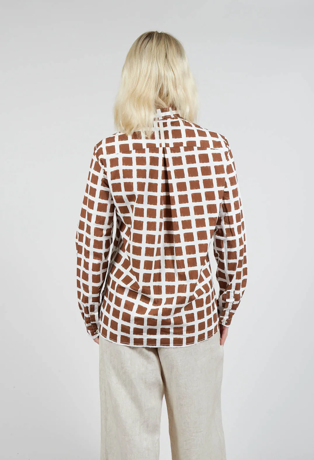 Brown Check Chinzia Shirt.