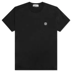 Black Compass Patch Logo S/S T-Shirt