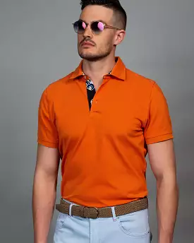 Contrasting Polo Shirt.