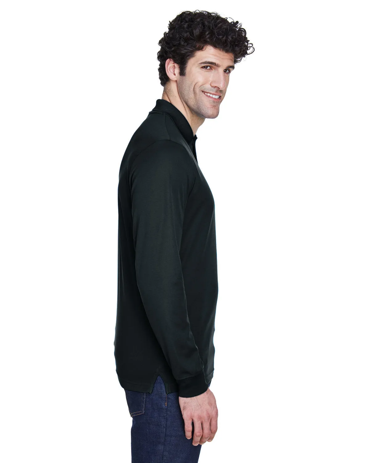 CORE365 Long-Sleeve Pique Polo