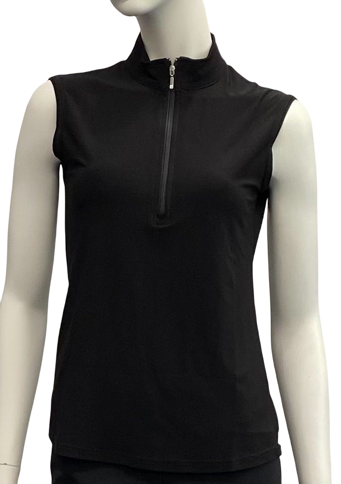 Corsican Black Polo Sleeveless - SHOP NOW