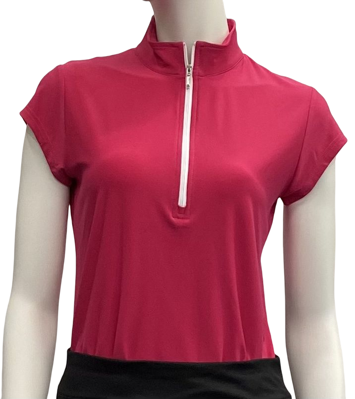 Corsican Polo Cap Sleeve Hot Pink GZ - Buy Now