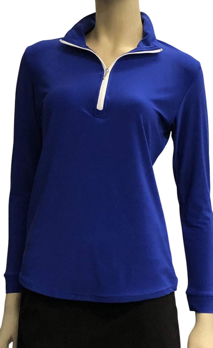 Corsican Polo Shirt, Royal Blue - Long Sleeve | Shop Now