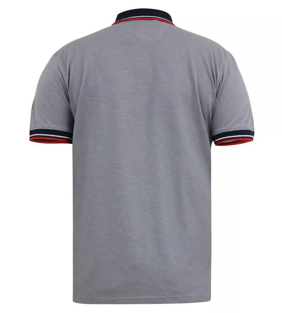 Big Mens Pique Polo Shirt with Chest Embroidery (Mersea)