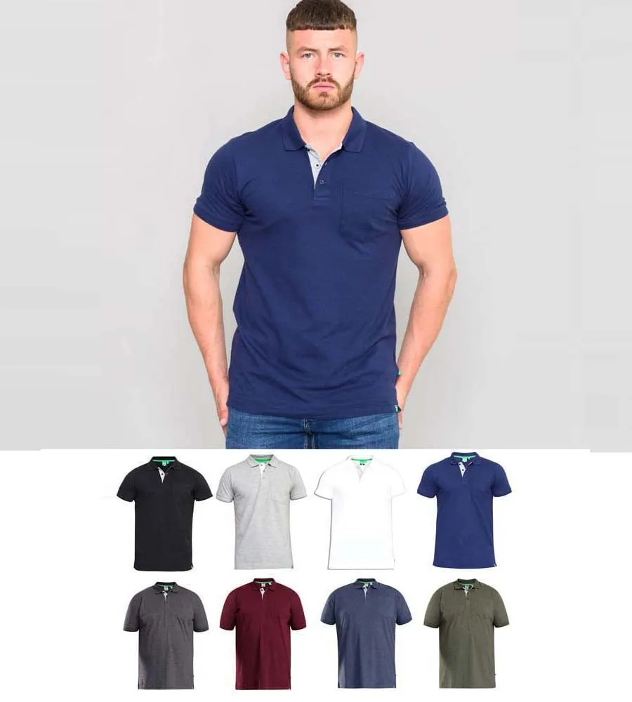 Grant-R D555 Mens Fully Combed Pique Polo Shirt With Pocket