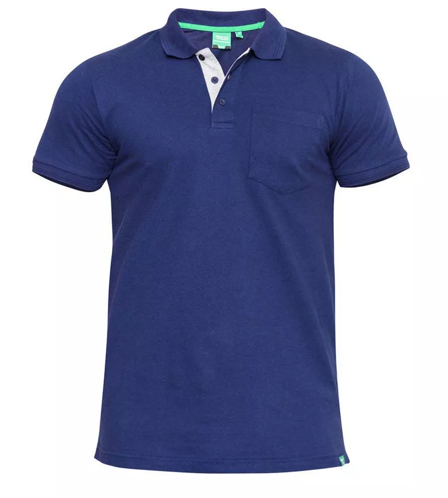 Grant-R D555 Mens Fully Combed Pique Polo Shirt With Pocket