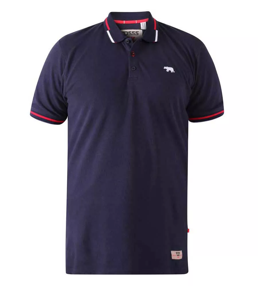 Tall Mens Pique Polo Shirt with Chest Embroidery (Sloane)