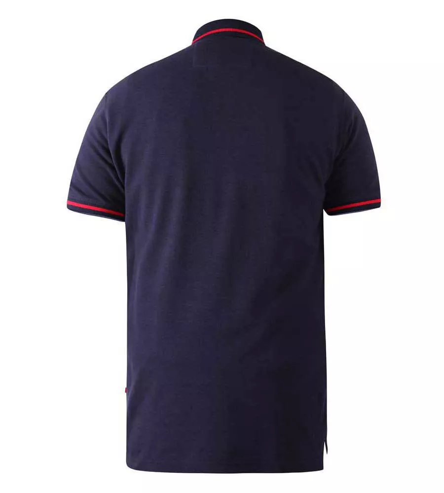 Tall Mens Pique Polo Shirt with Chest Embroidery (Sloane)