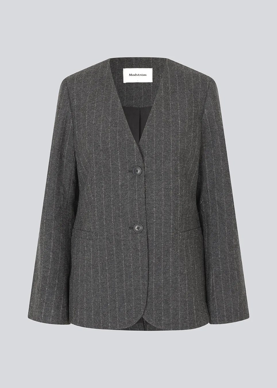 Dark Grey Pinstripe KristolMD Blazer