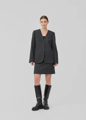 Dark Grey Pinstripe KristolMD Blazer