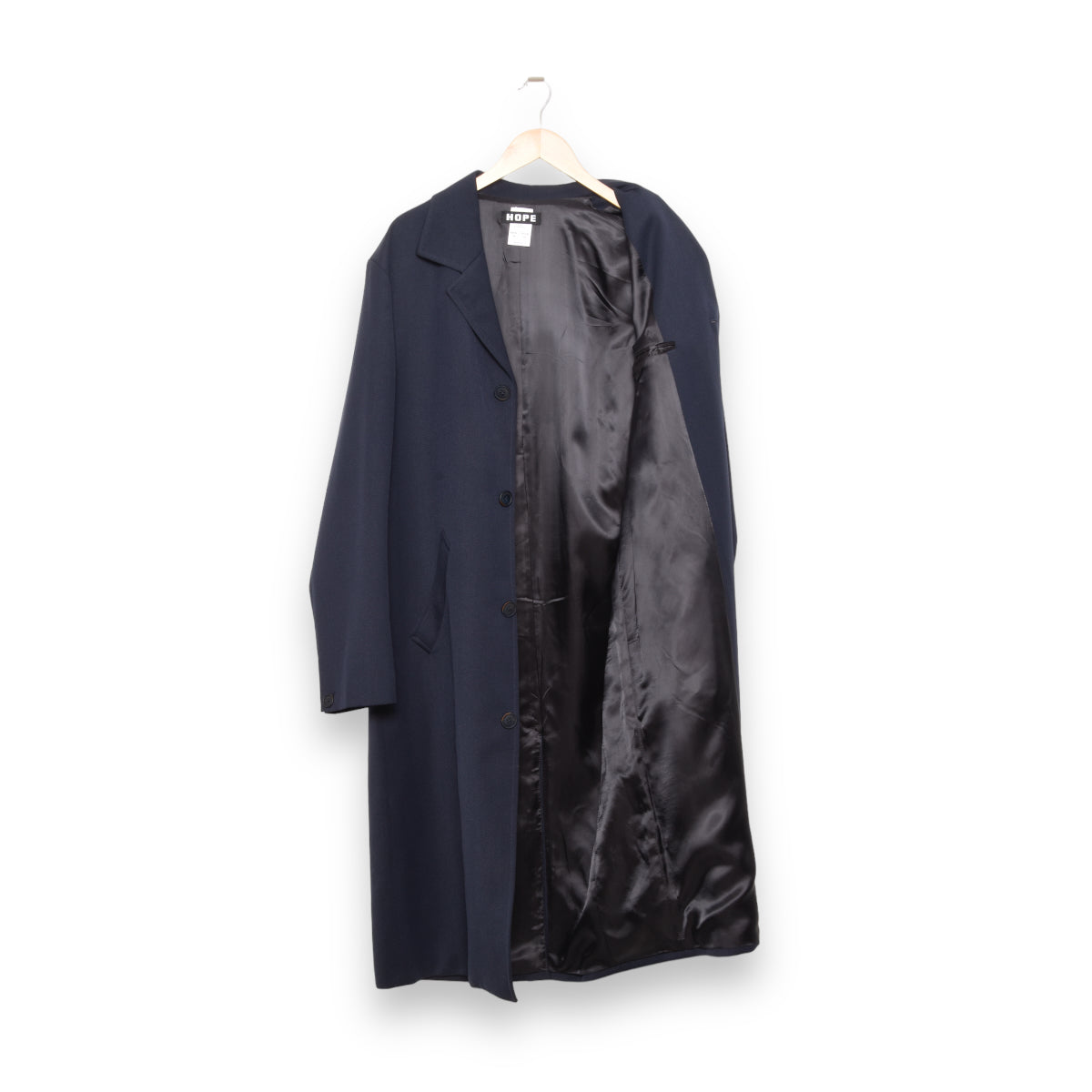 Dark Navy Twill Coat from Hope Zone