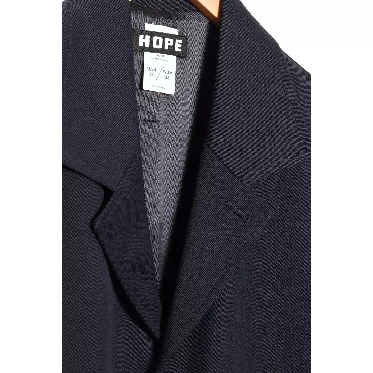 Dark Navy Twill Hope Zone Coat