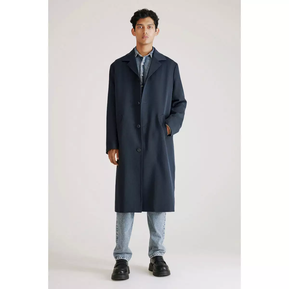 Dark Navy Twill Hope Zone Coat