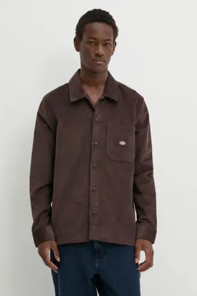 Regular Fit Corduroy Brown Shirt by Dickies DK0A8652