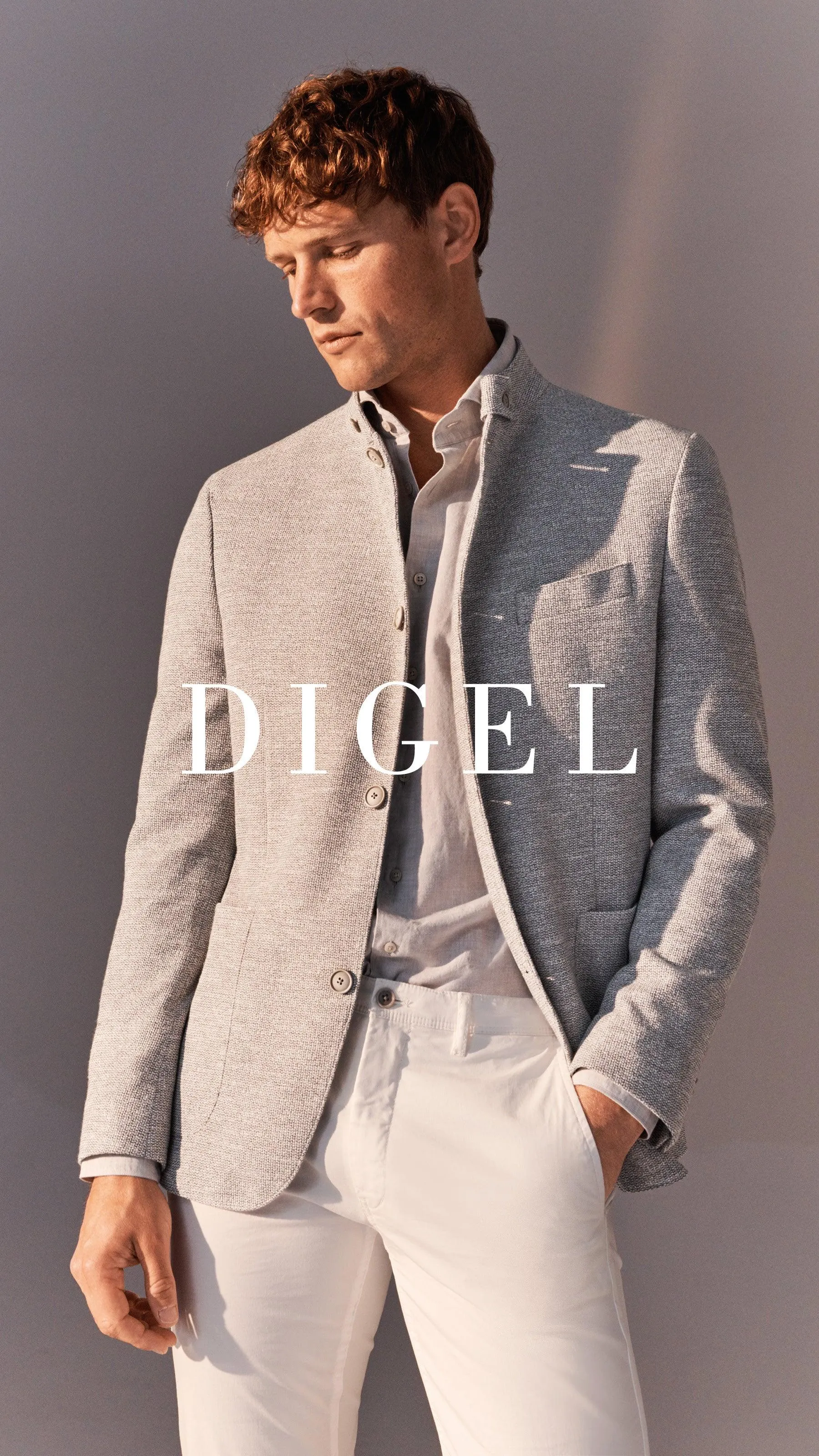 Digel Elon Veston Jersey Cotton Modern Fit