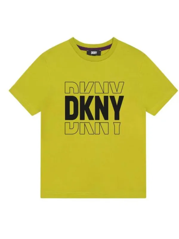 Dkny Green Triple Logo T-Shirt