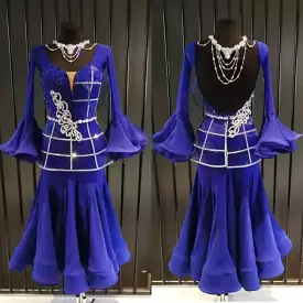 DLK Ballroom Dress - Blue Sponsored