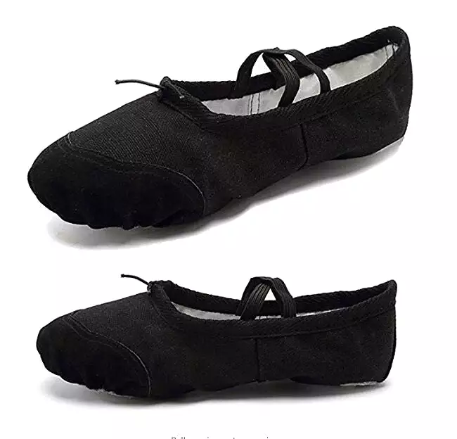 DoGeek Ballet Shoes for Women - Ballet Flats, Pumps, Slippers, Pilates Shoes, Yoga Shoes, Dance Shoes, Gymnastics Shoes - Split 