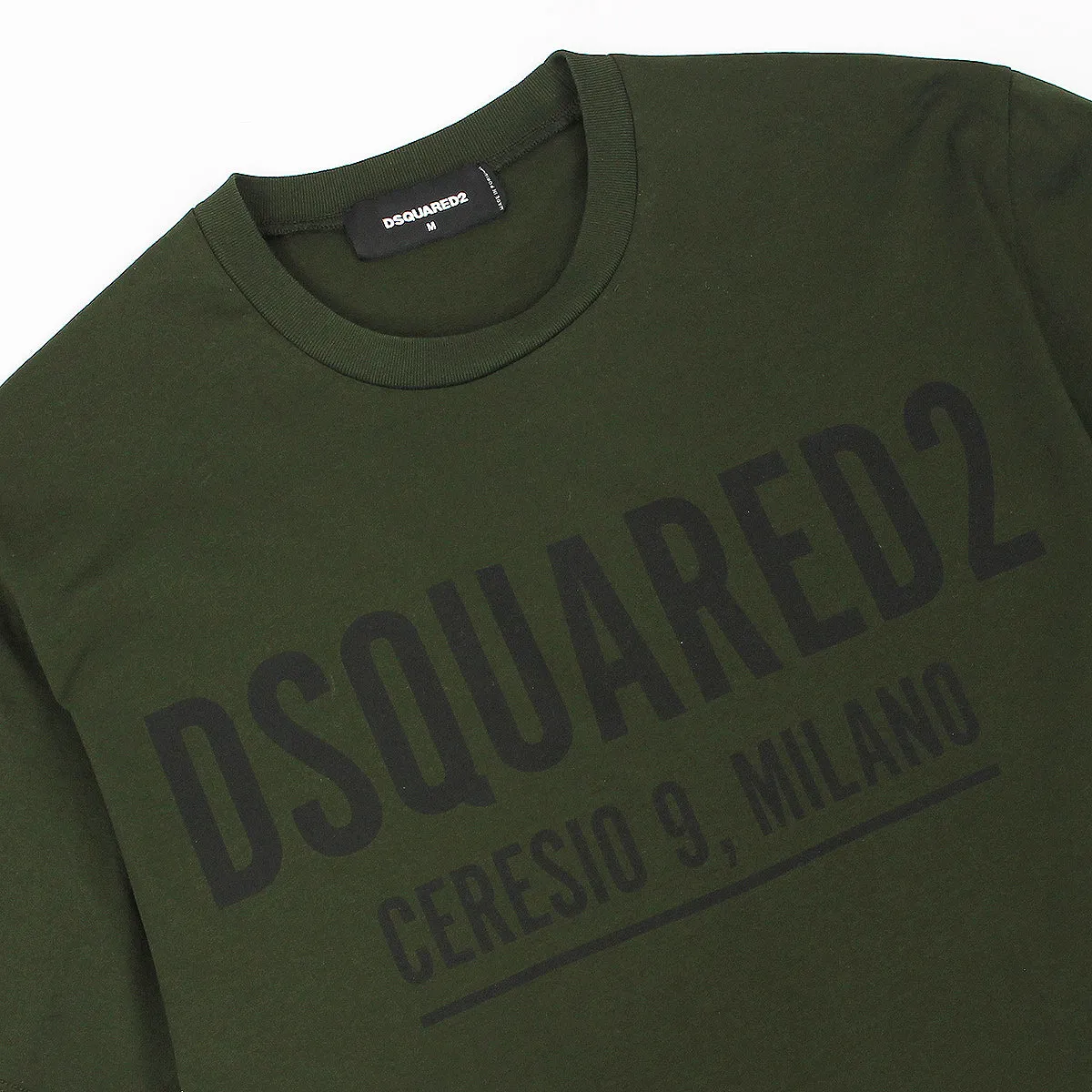 Dark Green Ceresio9 T-Shirt by DSQUARED2