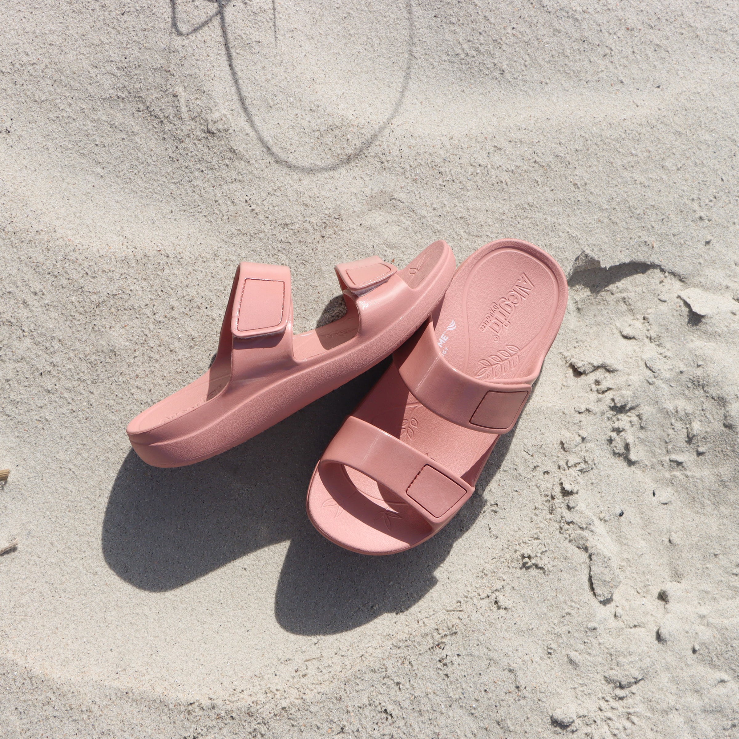 Dusty Rose Gloss Sandal