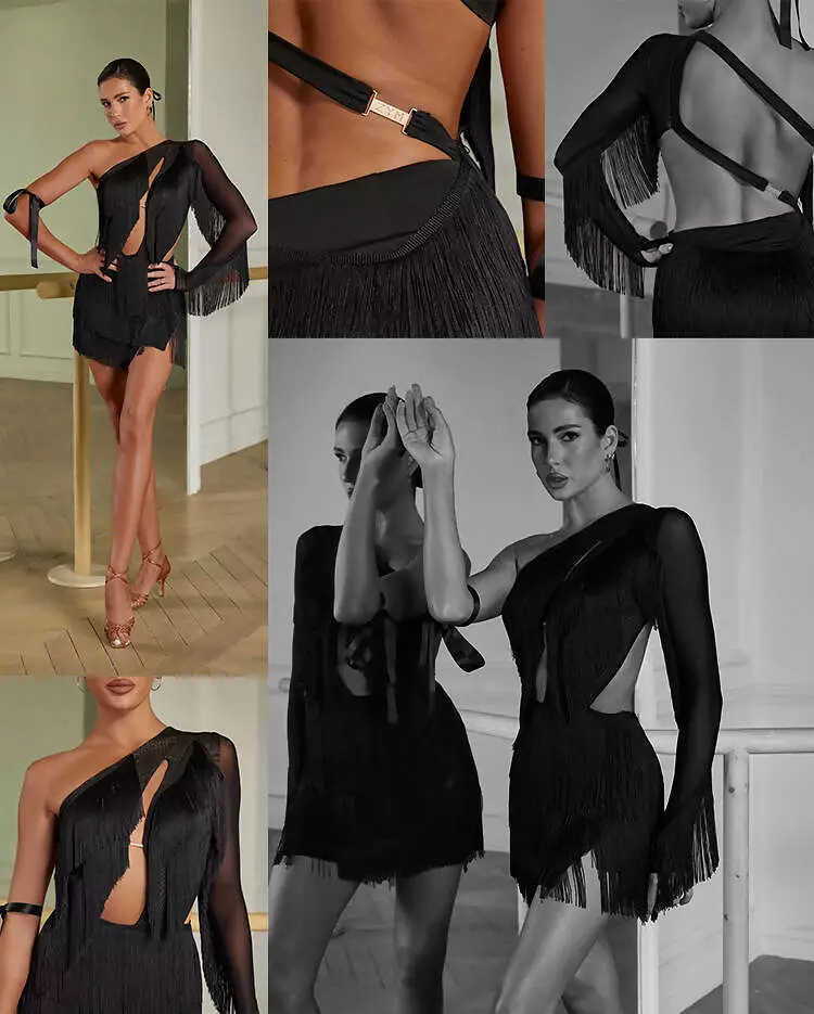 Dynamic Black Practice Dress | $2395