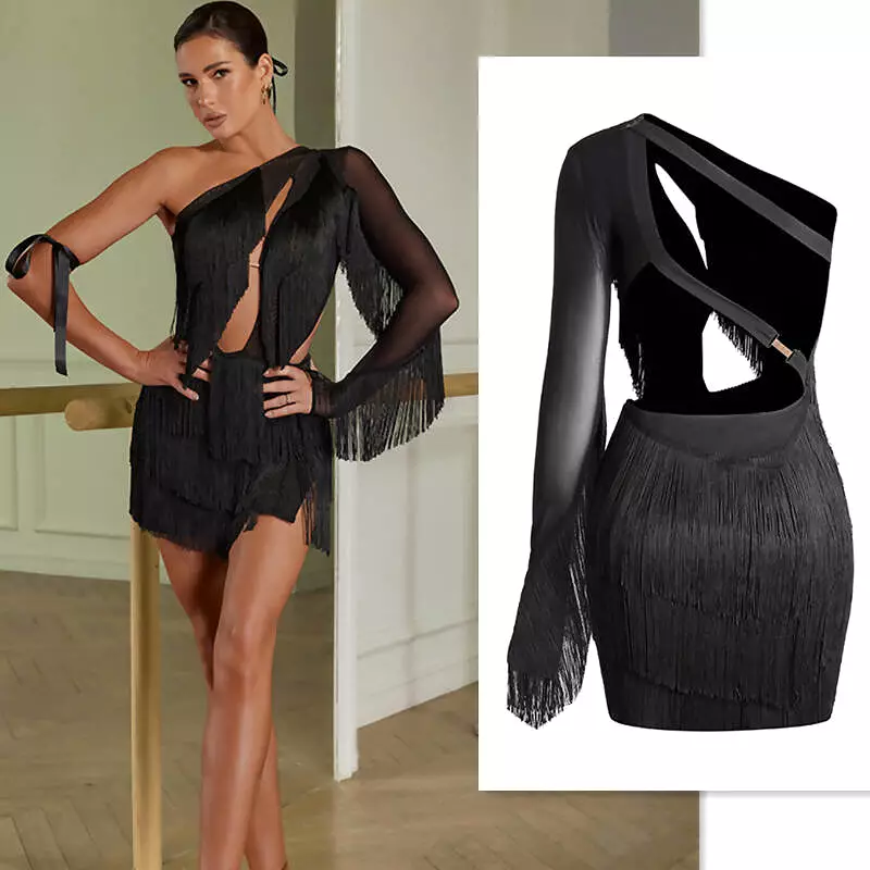 Dynamic Black Practice Dress | $2395