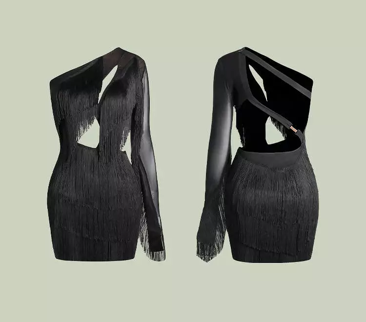 Dynamic Black Practice Dress | $2395