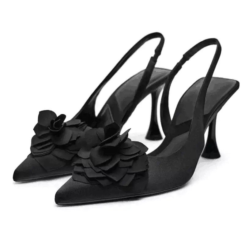 Elegant Stiletto Heels Pointed Toe Bow Pumps for Women, Summer 2024.