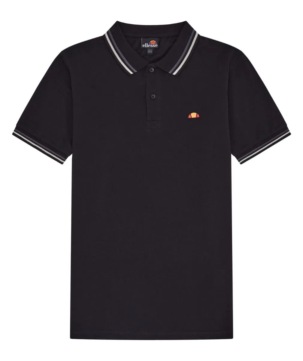 Black Ellesse Rooks Polo Shirt Sale