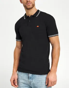 Black Ellesse Rooks Polo Shirt Sale