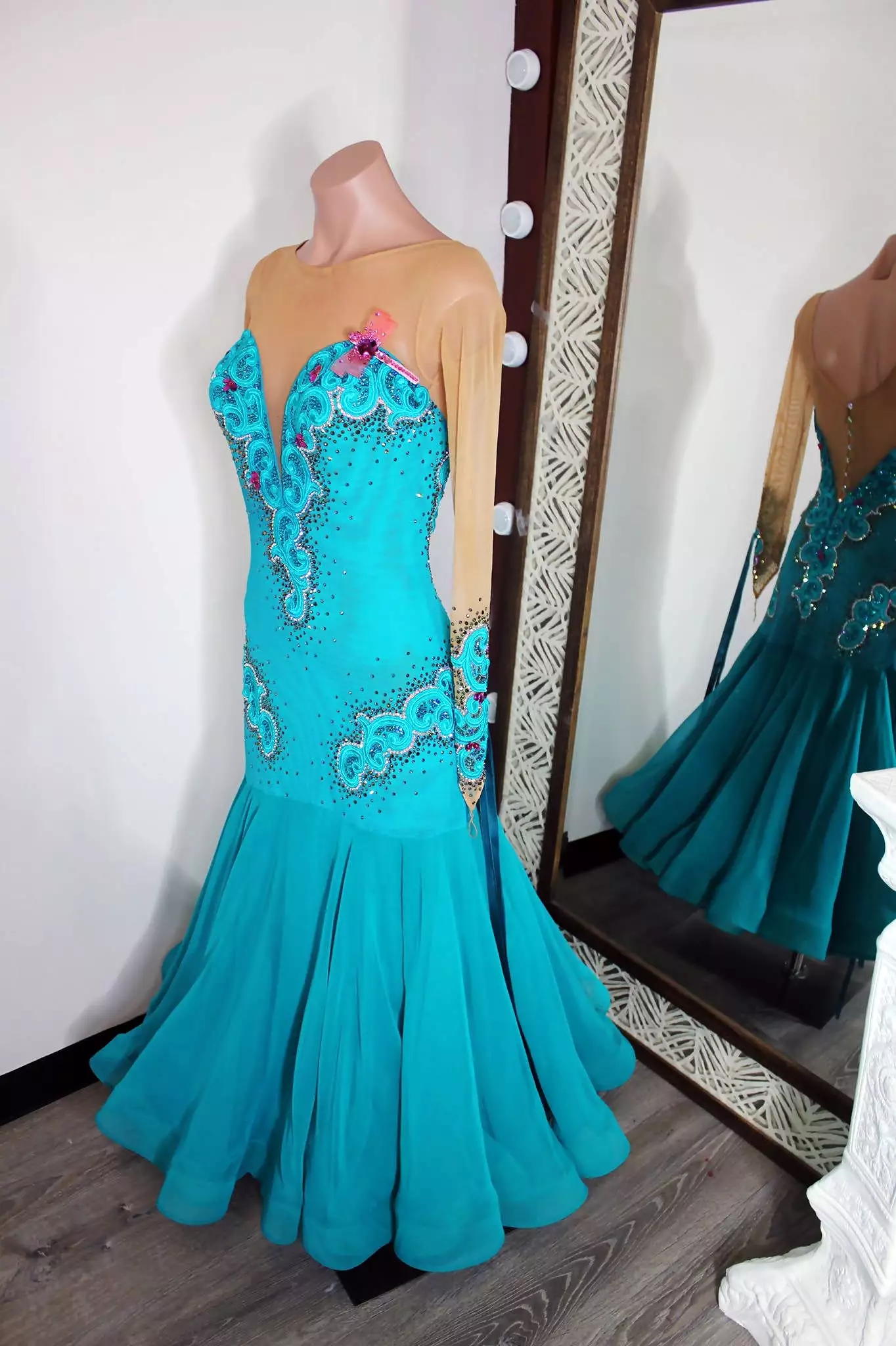 EM Couture Blue Ballroom Dress - Buy Online - Competitive Prices