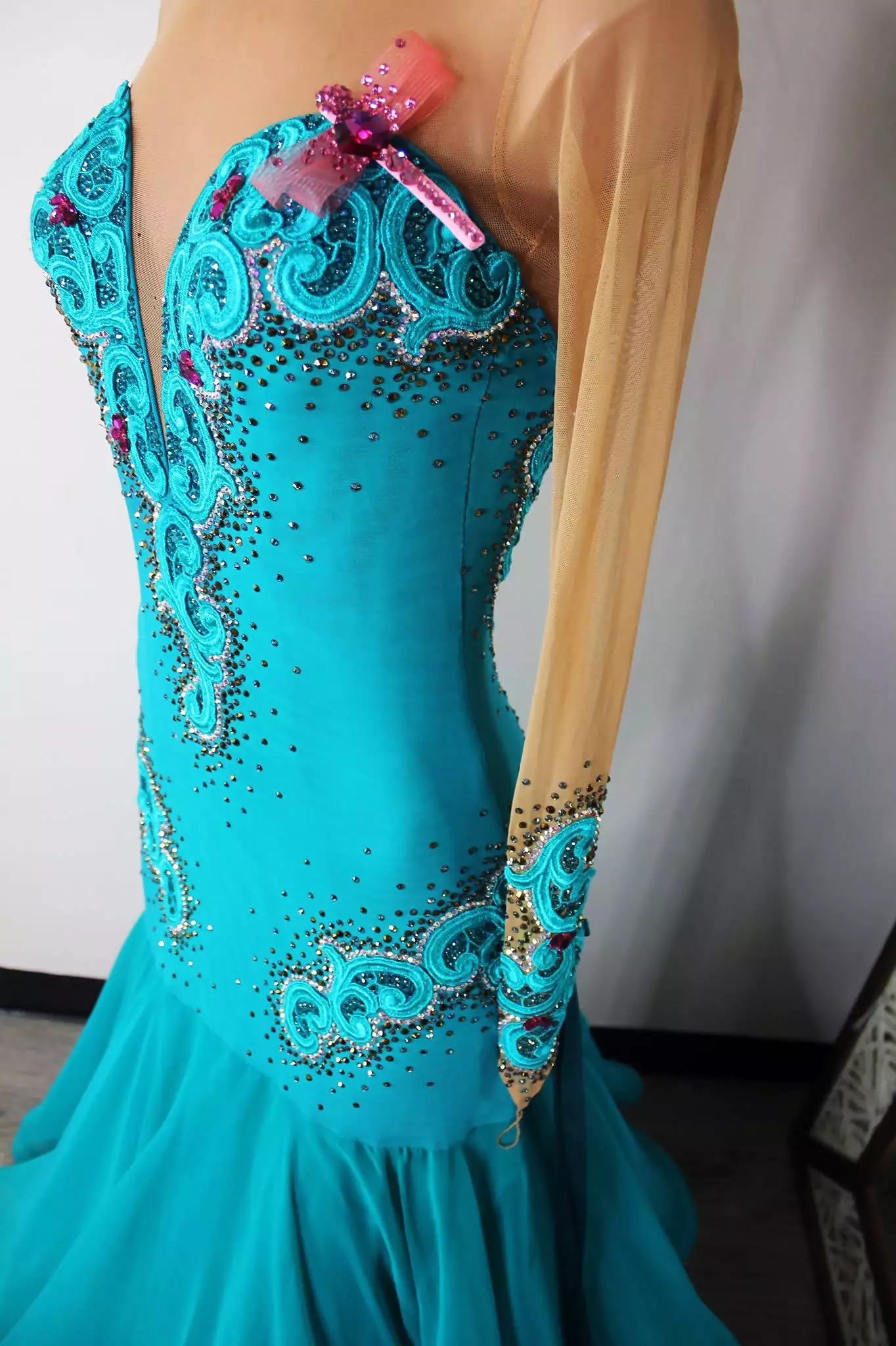 EM Couture Blue Ballroom Dress - Buy Online - Competitive Prices