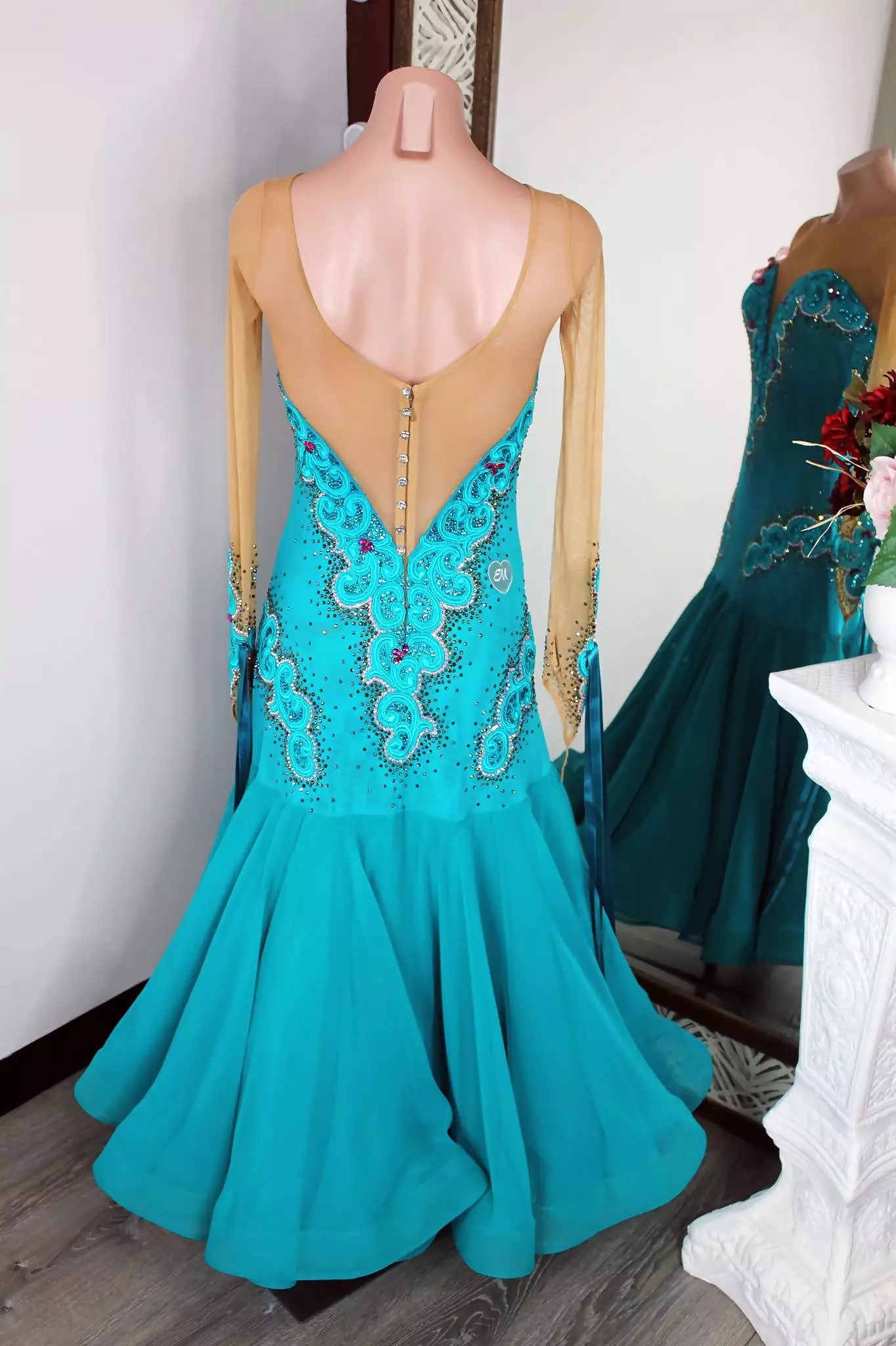 EM Couture Blue Ballroom Dress - Buy Online - Competitive Prices