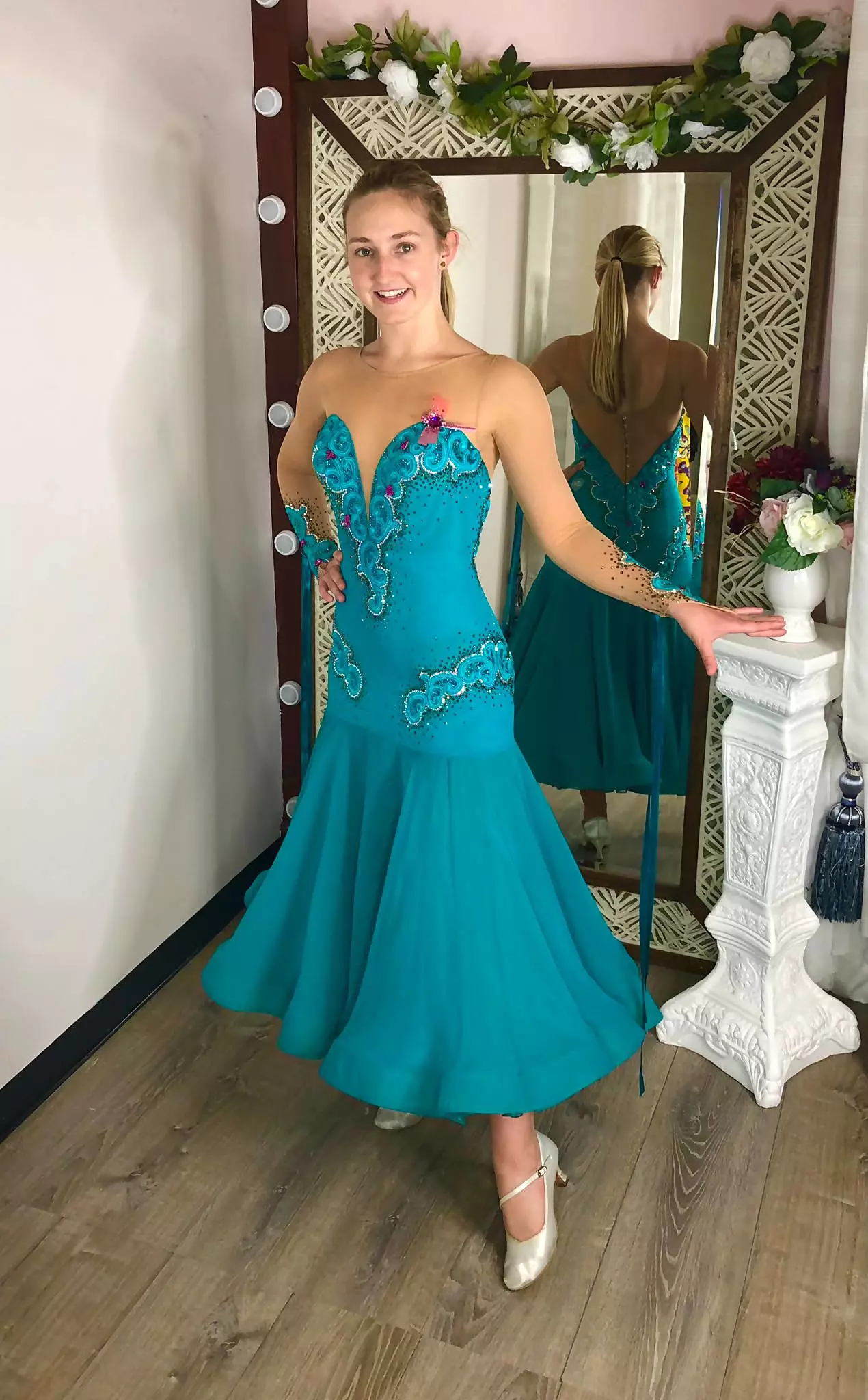 EM Couture Blue Ballroom Dress - Buy Online - Competitive Prices