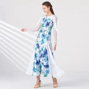 Ethereal Blooms Dance Practice Ballroom Dress MY874