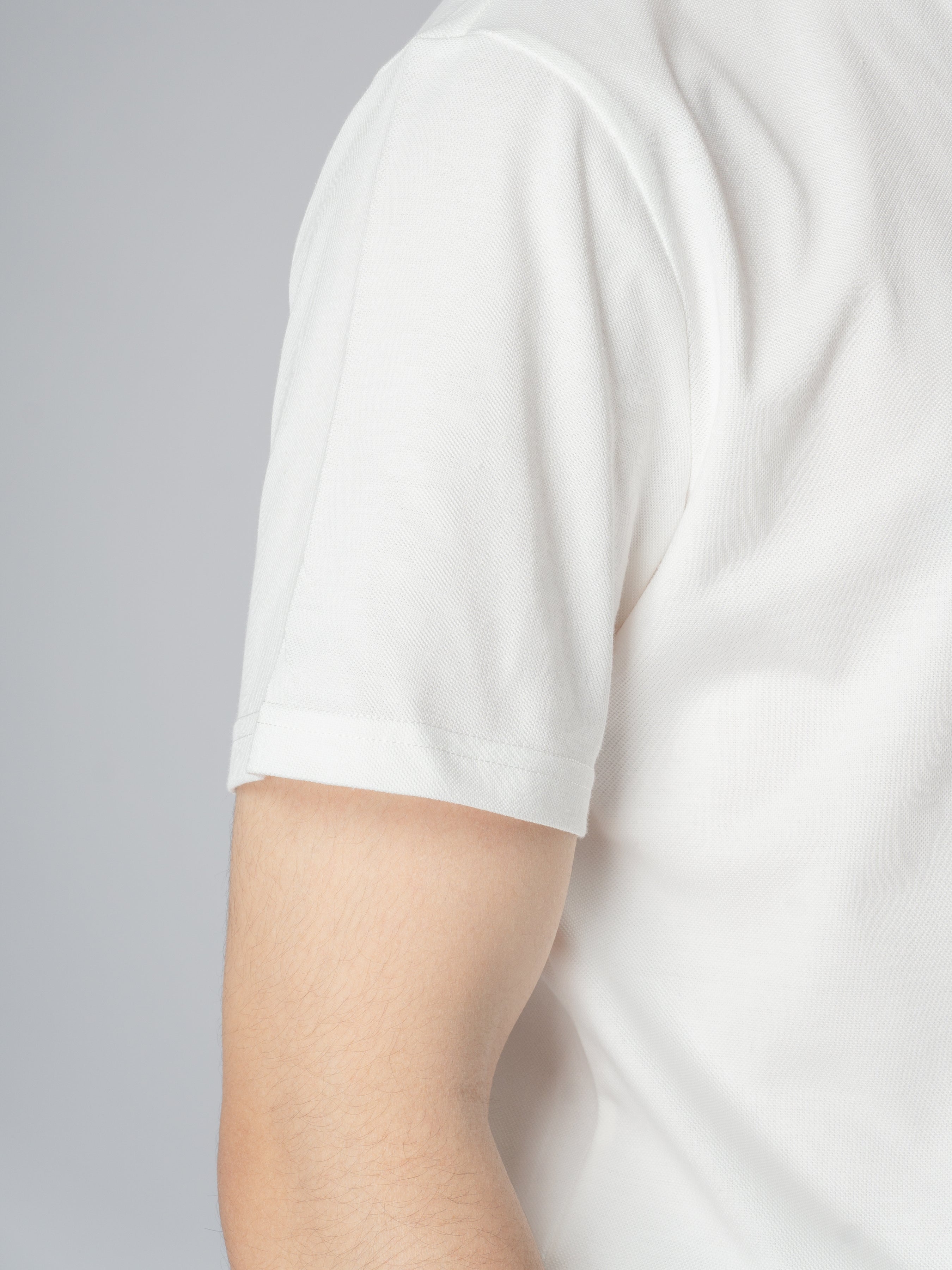 Ezio Polo Shirt - White One-Piece Collar - Buy Now