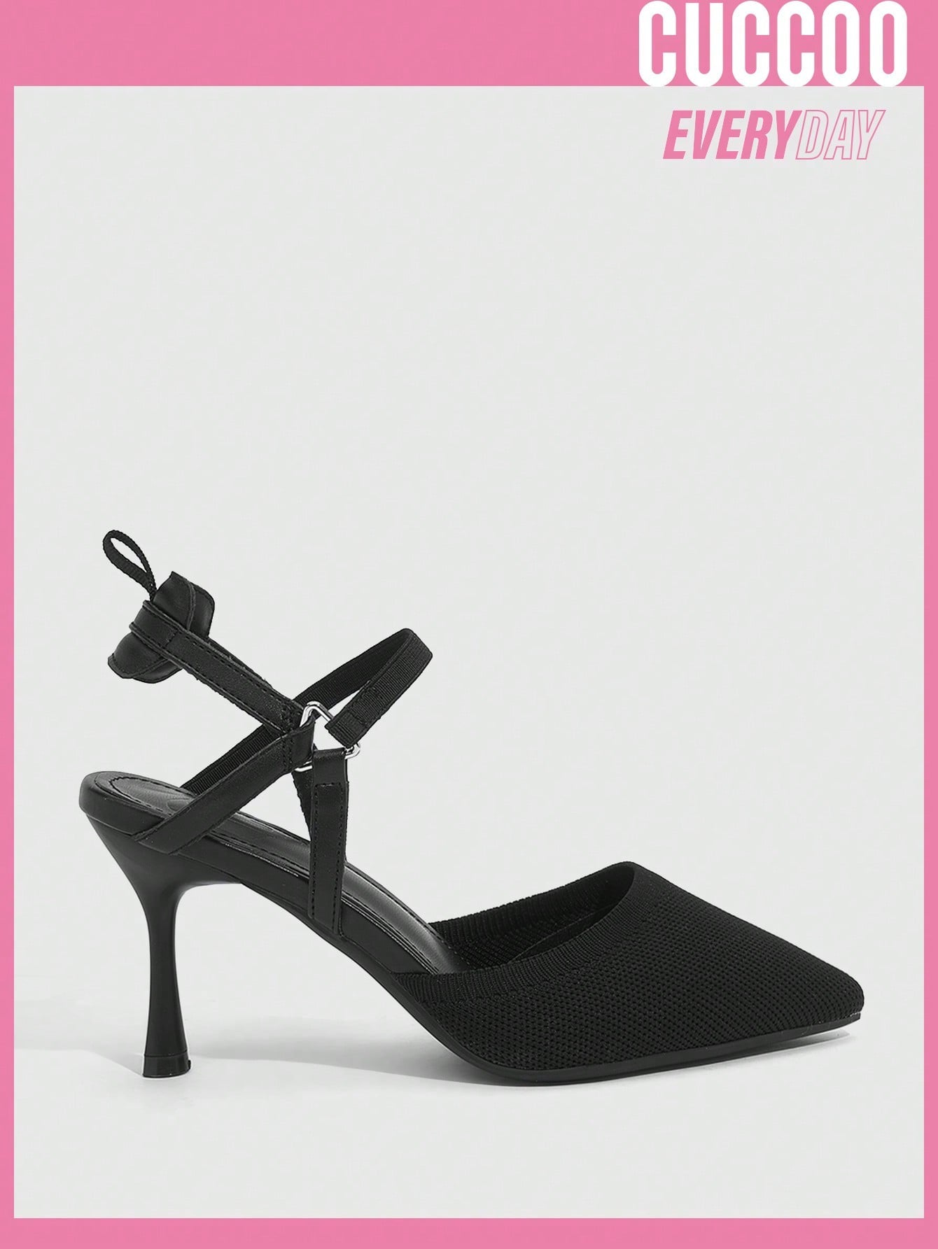 Fashionable and Comfortable Black High Heel Dress Pumps for Spring and Summer.