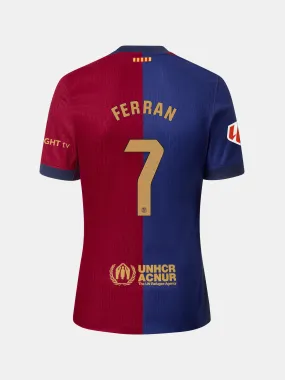 FERRAN LA LIGA FC Barcelona Women's Home Jersey 24/25