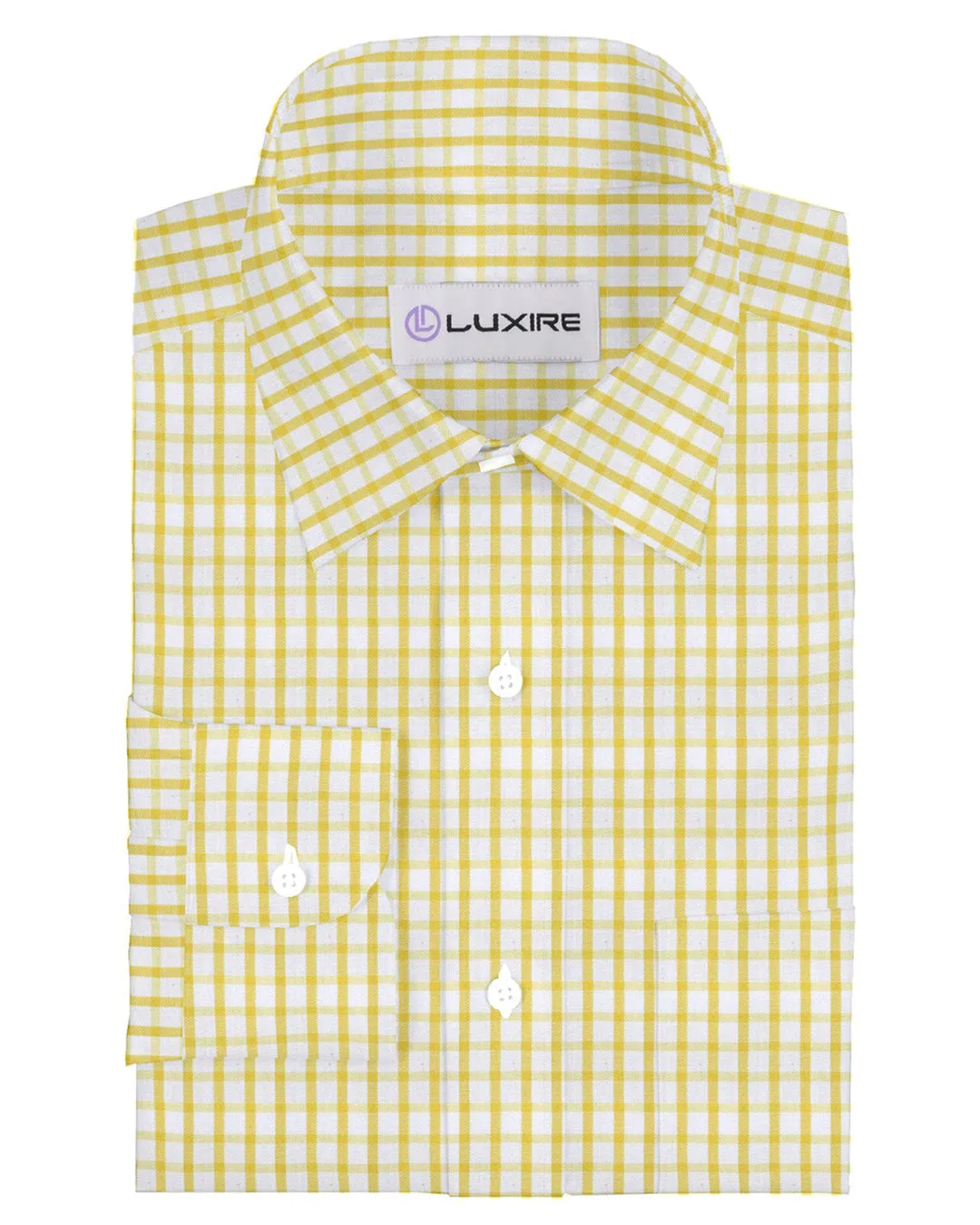 Yellow Graph Checks Shirt for Friday