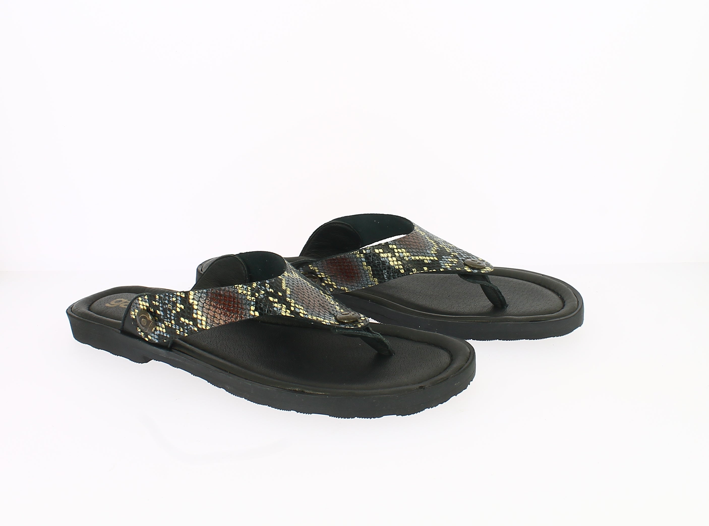 Gal Black Pack - Black Snake, Jaguar, and Floral Leather Straps.