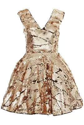 Gold Sequin Prom Dress - Sparkling Evening Gown | Shop Now