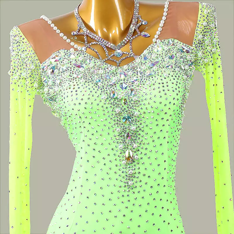 Green Ballroom Dress | LXT870