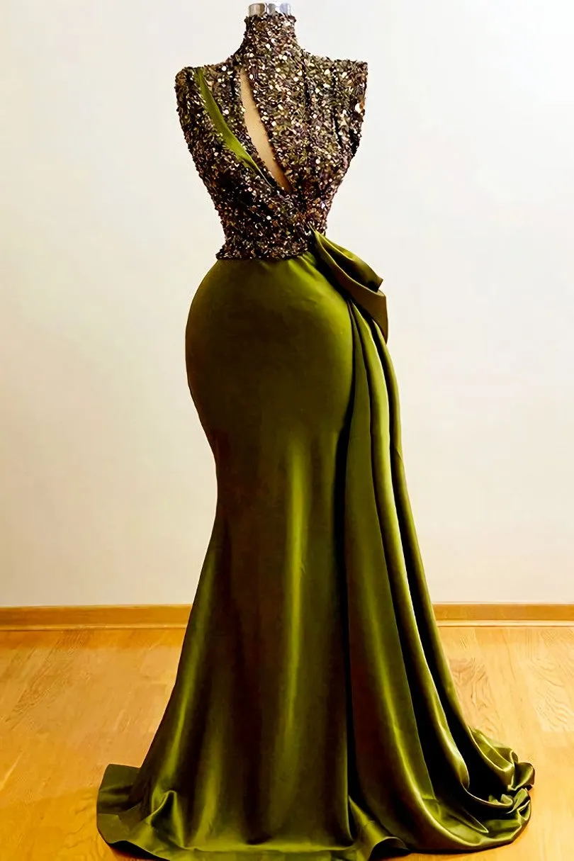 Inexpensive Long Green Prom Dresses | Affordable Evening Gowns